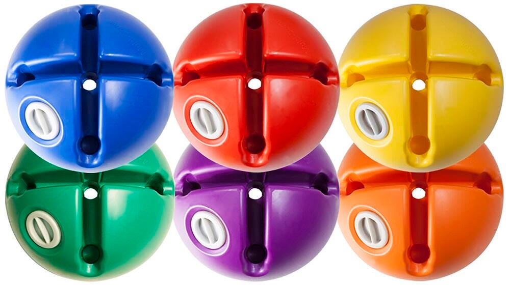 Multi-Domes, Assorted Colors, Set of 6 2120013